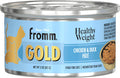 Fromm Gold 3oz Pate Healthy Weight Chicken Duck